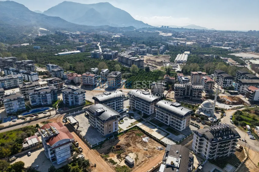 Modern complex in Alanya, Oba district 3 