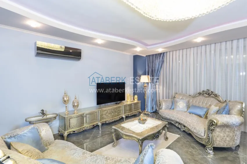 Purchase Elite 3+1 penthouse in Oba - a two-level apartment with a luxurious interior 4 