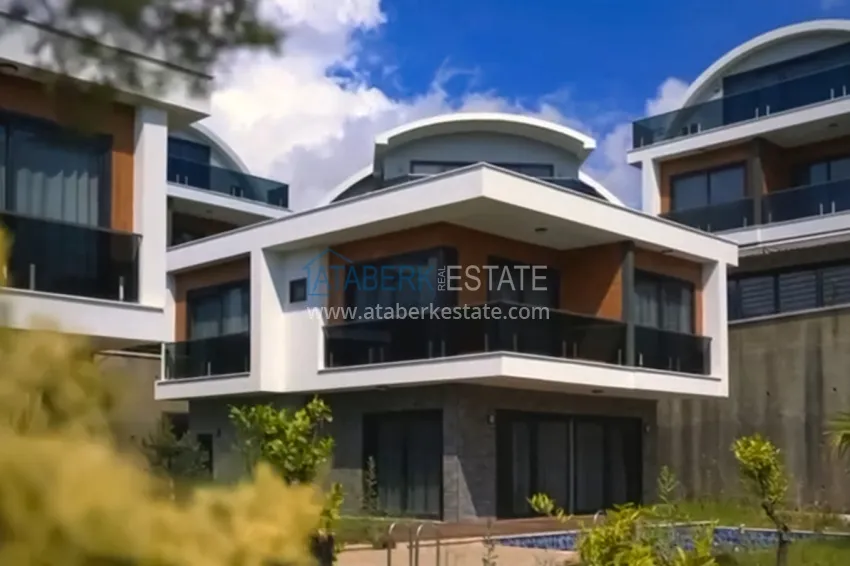 Elite 3+1 villa in Kargicak — two-level furnished in a cottage complex 4 