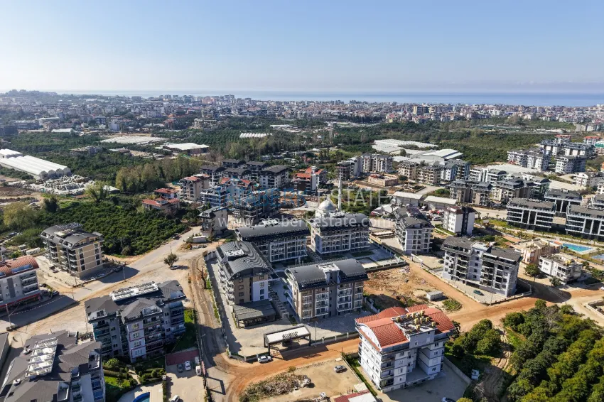 Modern complex in Alanya, Oba district 5 