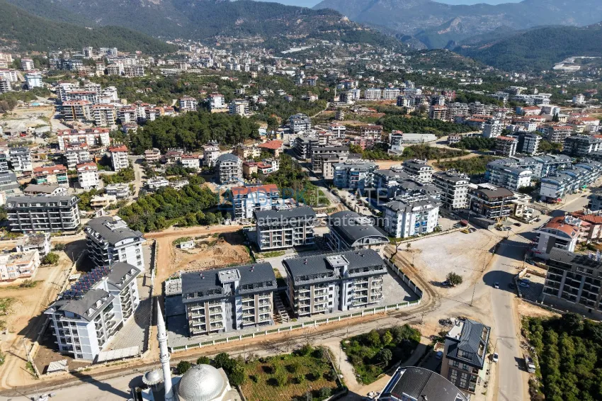 Modern complex in Alanya, Oba district 6 