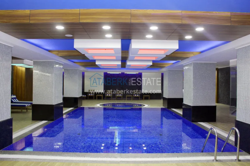 Elite 3+1 penthouse in Oba - a two-level apartment with a luxurious interior 14 