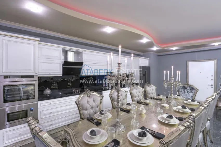 Purchase Elite 3+1 penthouse in Oba - a two-level apartment with a luxurious interior 8 