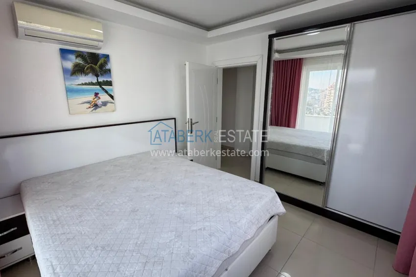 Purchase Furnished penthouse with views in a complex on the main street of Mahmutlar district 8 