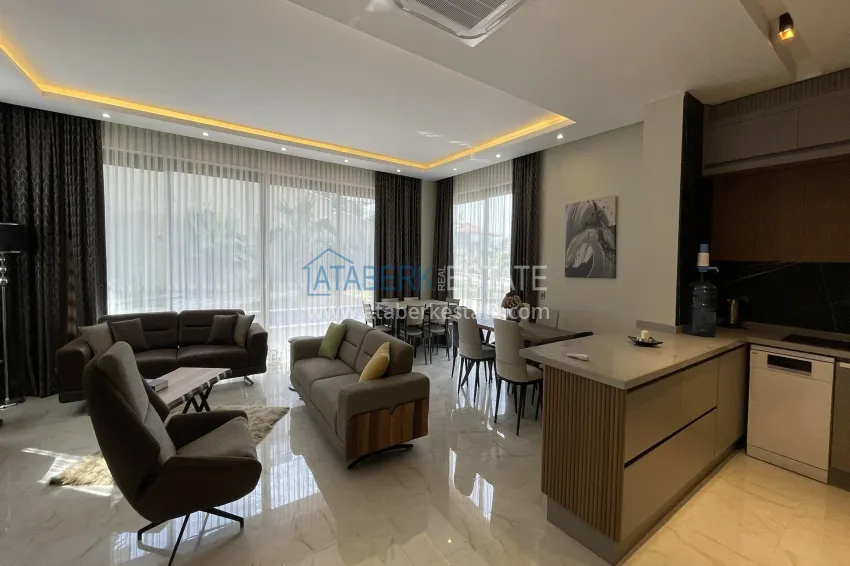 Purchase Elite 3+1 villa in Kargicak — two-level furnished in a cottage complex 3 