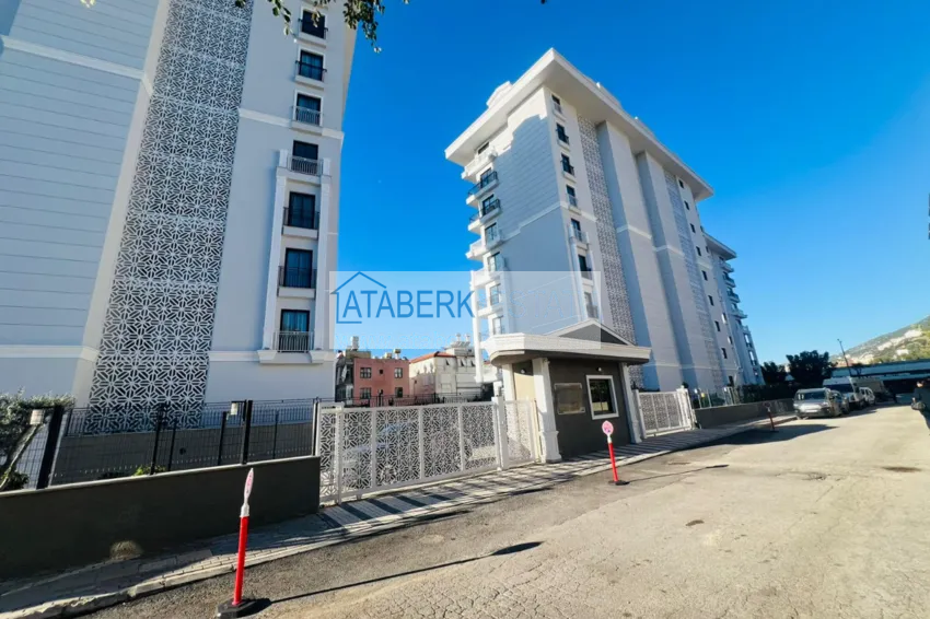 1+1 apartment in the center of Alanya — Cleopatra beach area, from the owner in the complex at the final stage of construction 1