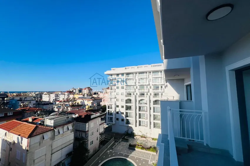 Purchase 1+1 apartment in the center of Alanya — Cleopatra beach area, from the owner in the complex at the final stage of construction 11