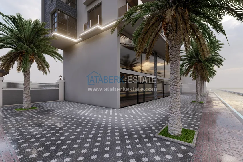 Apartments from the developer in the Kestel area on the beachfront  10 