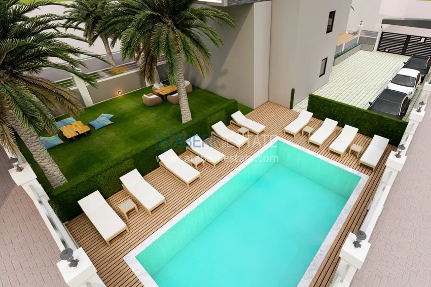 Apartments from the developer in the Kestel area on the beachfront  11 