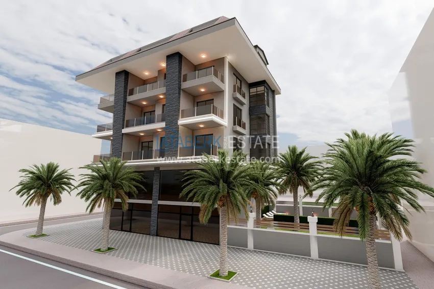 Apartments from the developer in the Kestel area on the beachfront  1 