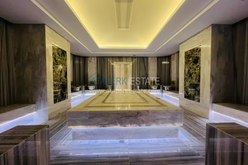 1+1 apartment with sea view in the center of Alanya — Cleopatra beach area 21 