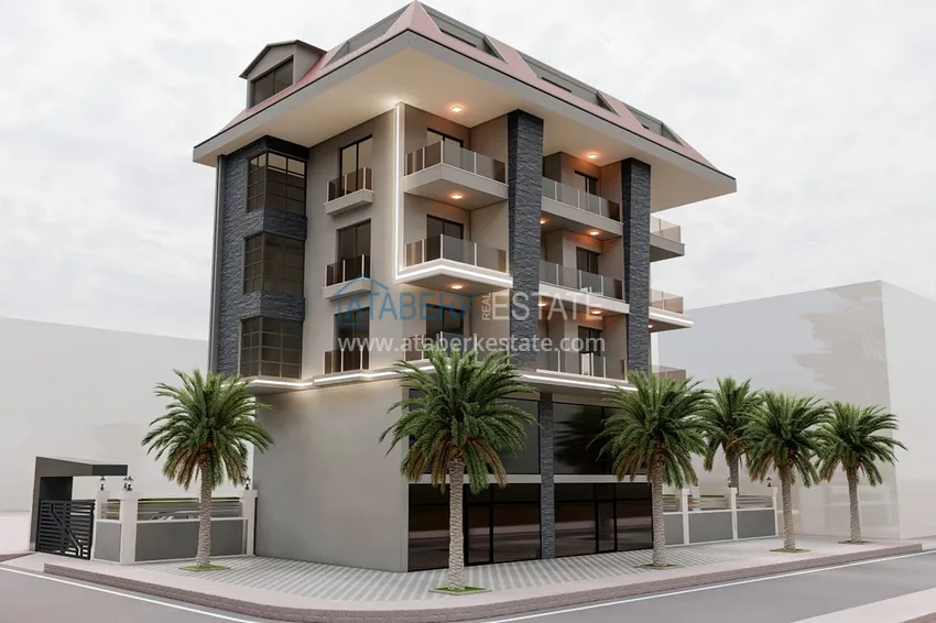 Apartments from the developer in the Kestel area on the beachfront  2 