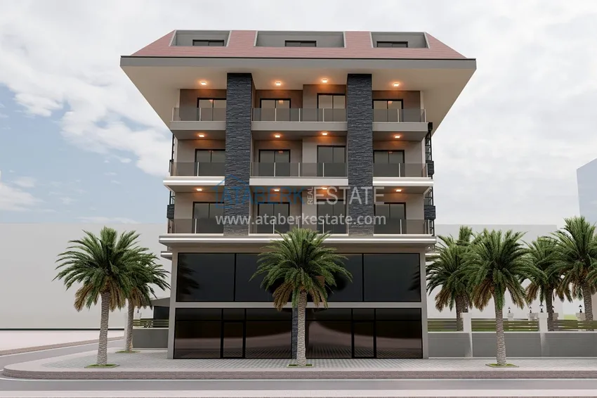 Apartments from the developer in the Kestel area on the beachfront  3 
