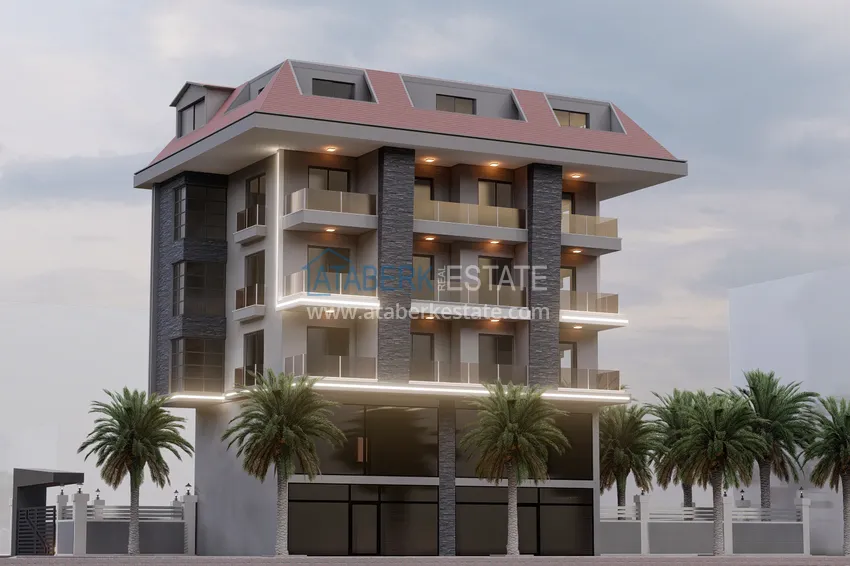 Apartments from the developer in the Kestel area on the beachfront  4 
