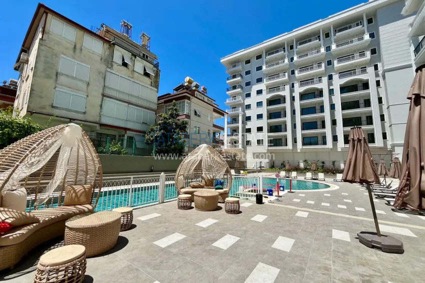 Finely finished apartment in the center of Alanya — Cleopatra beach area 5 