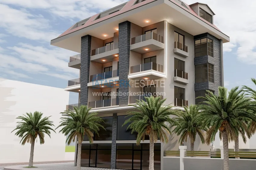 Apartments from the developer in the Kestel area on the beachfront  5 