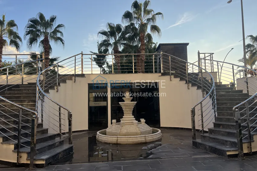 1+1 apartment with sea view in a complex on the beachfront in the Oba area 9 