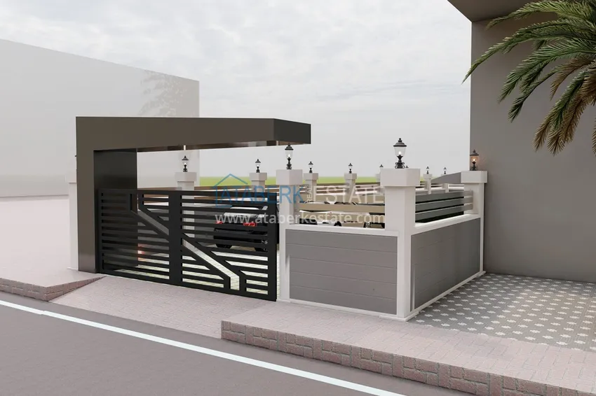 Apartments from the developer in the Kestel area on the beachfront  8 