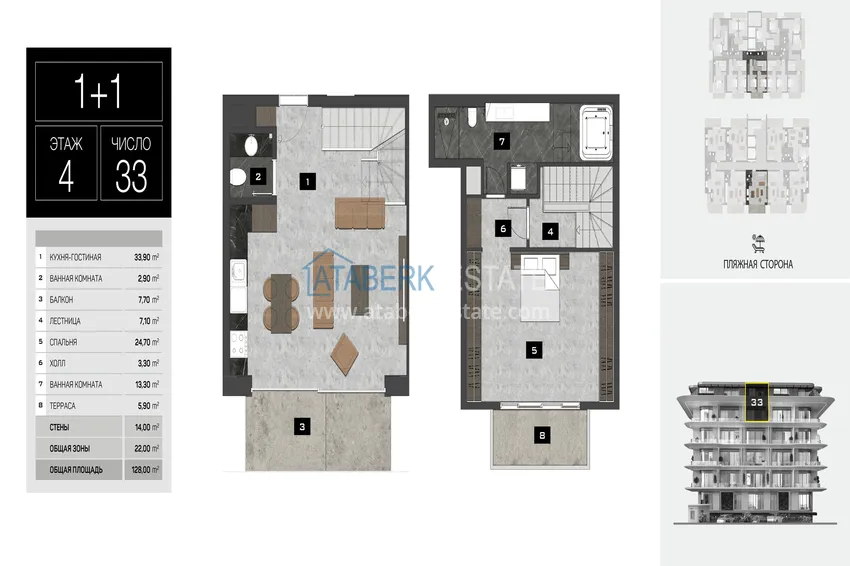 Buy cheap New beachfront project in Kestel district, Alanya 4 