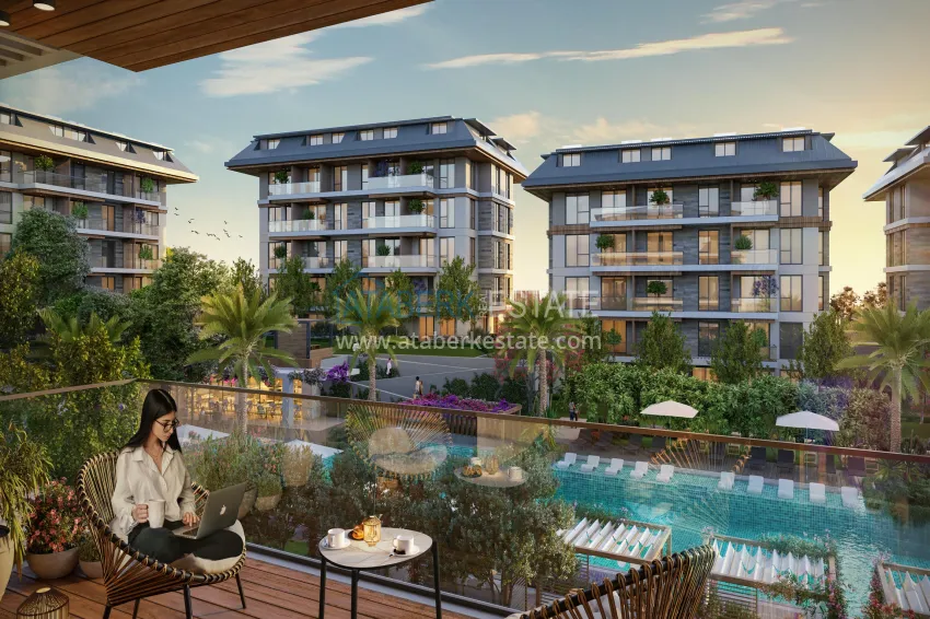 An exclusive project of a premium residential complex in the Oba area 12 