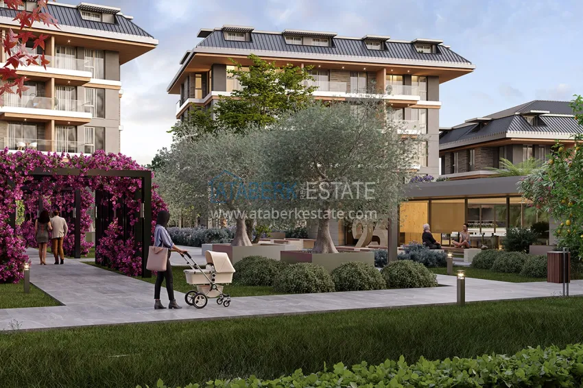 An exclusive project of a premium residential complex in the Oba area 14 