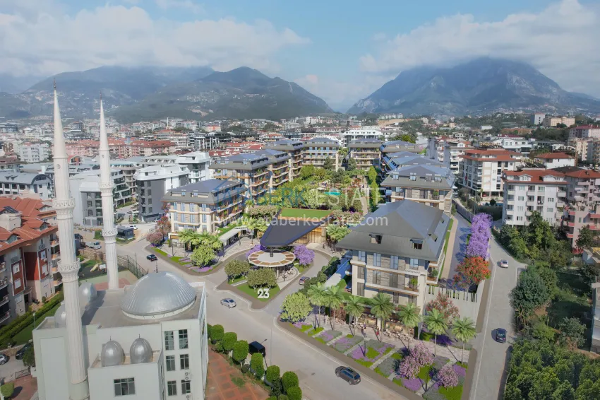 An exclusive project of a premium residential complex in the Oba area 18 