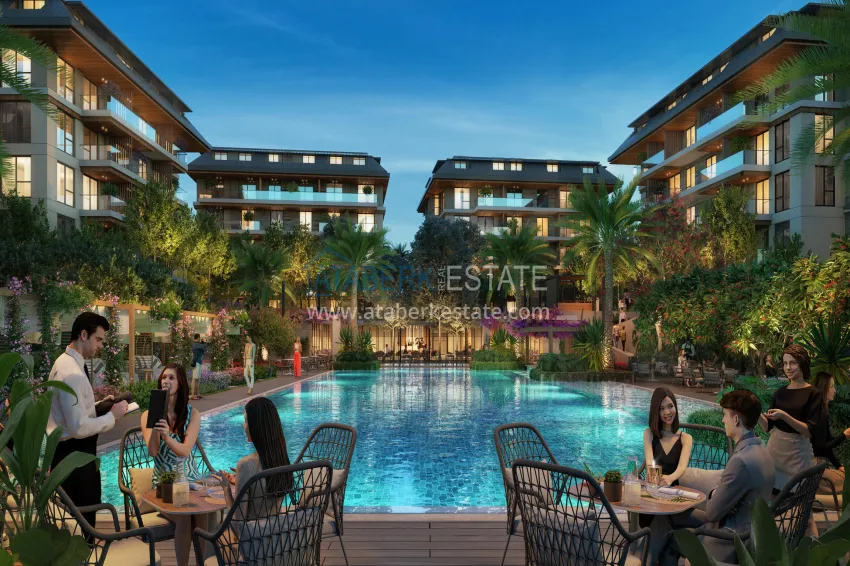 An exclusive project of a premium residential complex in the Oba area 4 