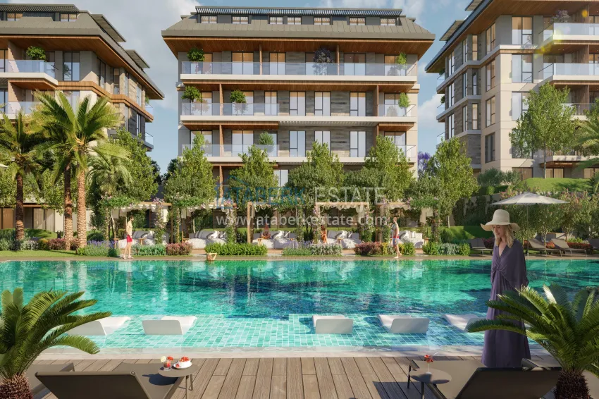 An exclusive project of a premium residential complex in the Oba area 6 