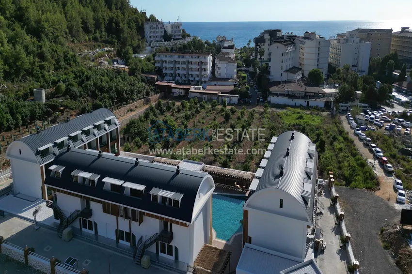 Garden duplex with furniture for rent in Alanya, Konakli district C3 1