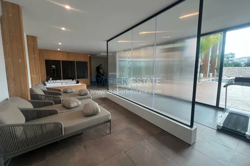 Two-storey apartment for rent in Konakli - furnished and with direct access to the A2 pool area 15 