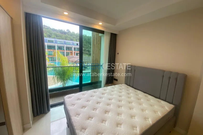 Purchase  Two-storey apartment for rent in Konakli - furnished and with direct access to the A2 pool area 14 