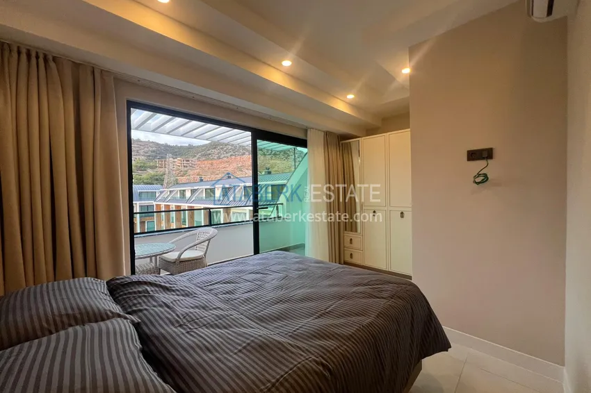 Purchase For rent a two-level penthouse 2+1 in Konakli - furnished, a comfortable option C10 16 