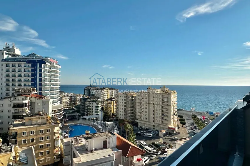 Purchase 2+1 duplex in Alanya, Tosmur is suitable for a residence permit - with sea view, 200 m to the beach 17 