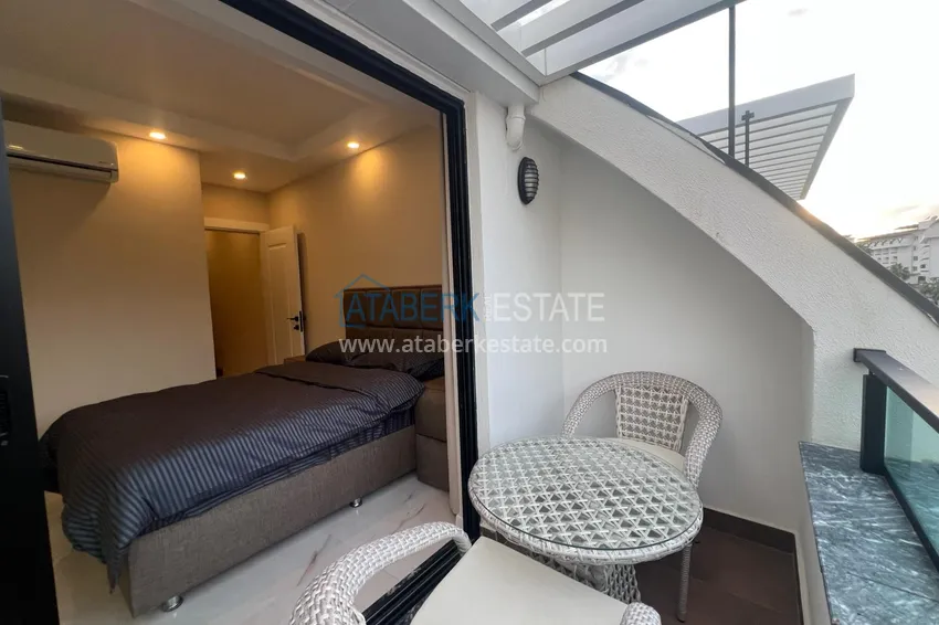 Purchase For rent a two-level penthouse 2+1 in Konakli - furnished, a comfortable option C10 20 