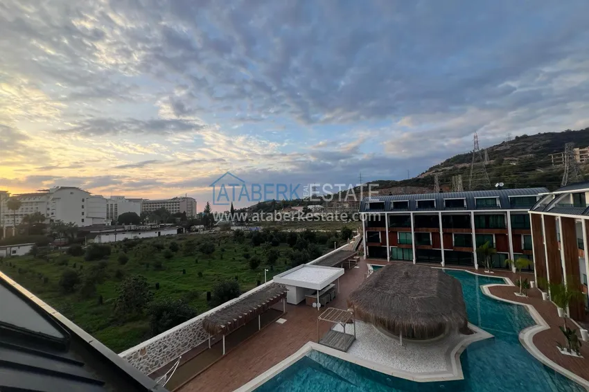 Purchase For rent a two-level penthouse 2+1 in Konakli - furnished, a comfortable option C10 22 