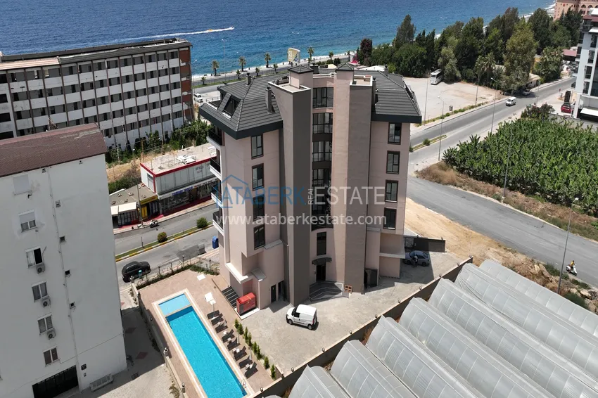 Apartments by the sea from the developer — second coastal one, Kargicak, Alanya 3 