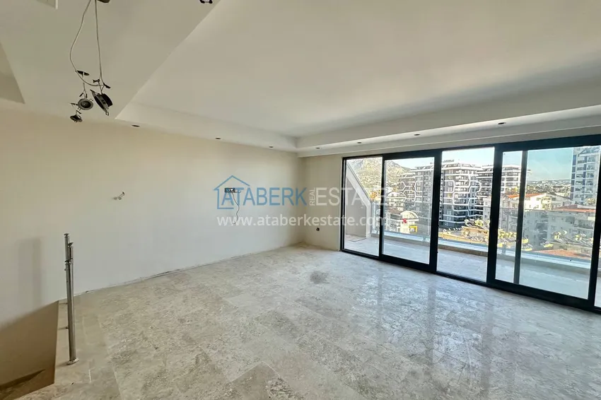 Purchase 2+1 duplex in Alanya, Tosmur is suitable for a residence permit - with sea view, 200 m to the beach 3 