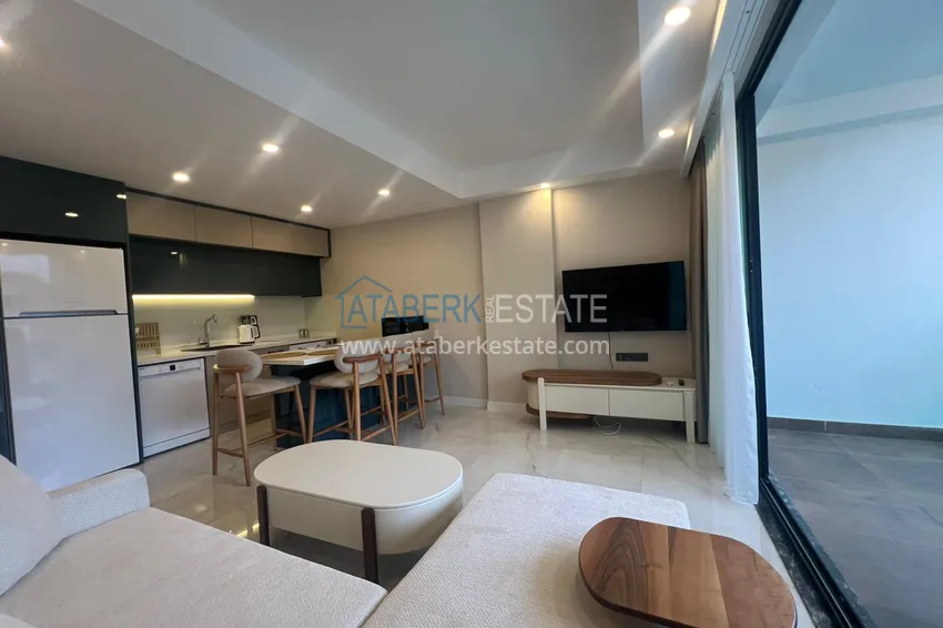 Purchase For rent a two-level penthouse 2+1 in Konakli - furnished, a comfortable option C10 4 
