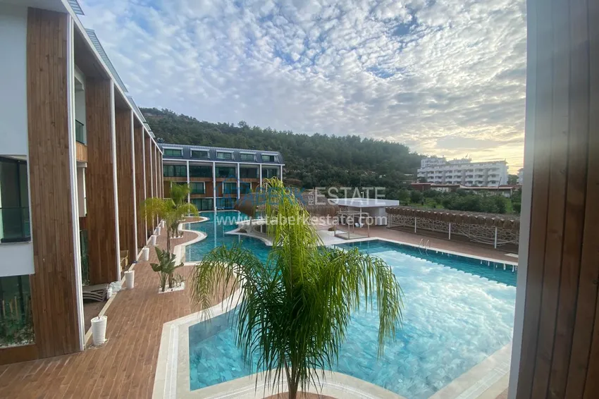 Purchase Garden duplex with furniture for rent in Alanya, Konakli district C3 5