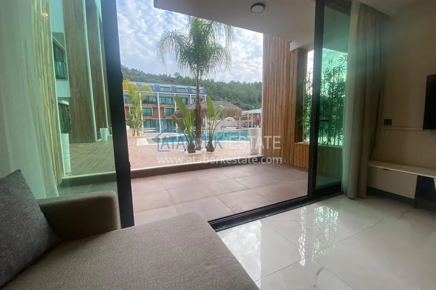 Purchase  Two-storey apartment for rent in Konakli - furnished and with direct access to the A2 pool area 5 