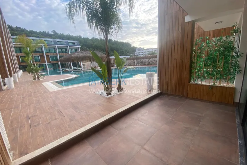 Purchase  Two-storey apartment for rent in Konakli - furnished and with direct access to the A2 pool area 6 