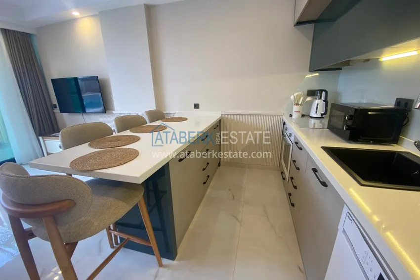 Purchase Garden duplex with furniture for rent in Alanya, Konakli district C3 8