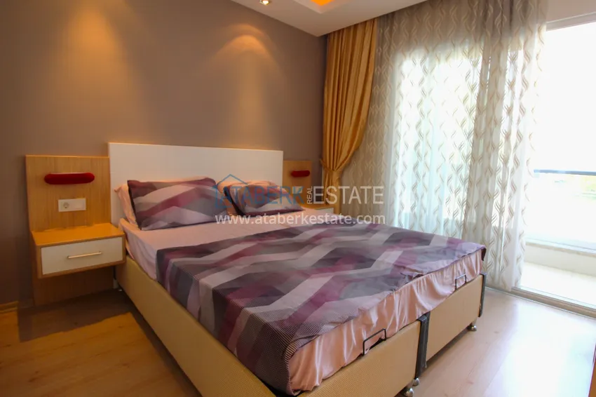 Purchase  2+1 apartment on the first line in Kestel - garden duplex with furniture  18 