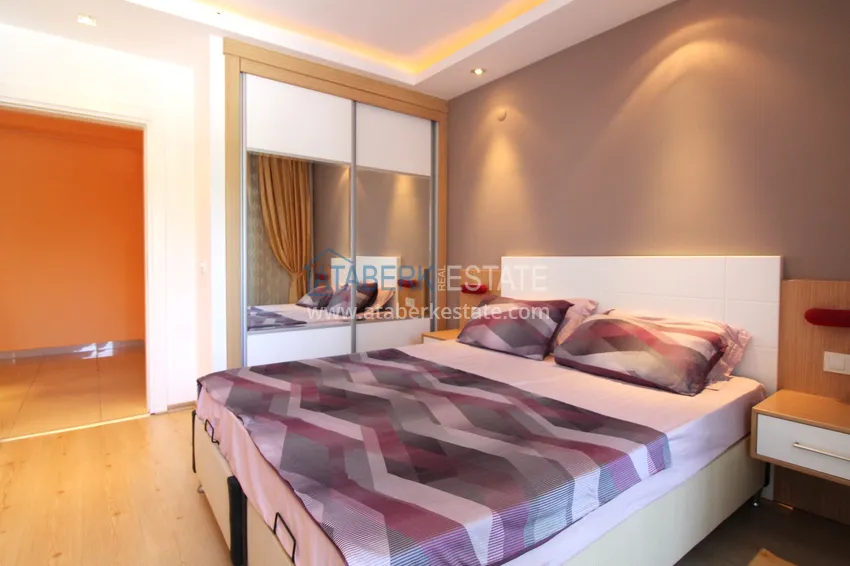 Purchase  2+1 apartment on the first line in Kestel - garden duplex with furniture  19 