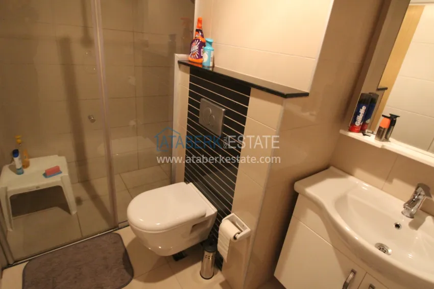 Purchase  2+1 apartment on the first line in Kestel - garden duplex with furniture  21 