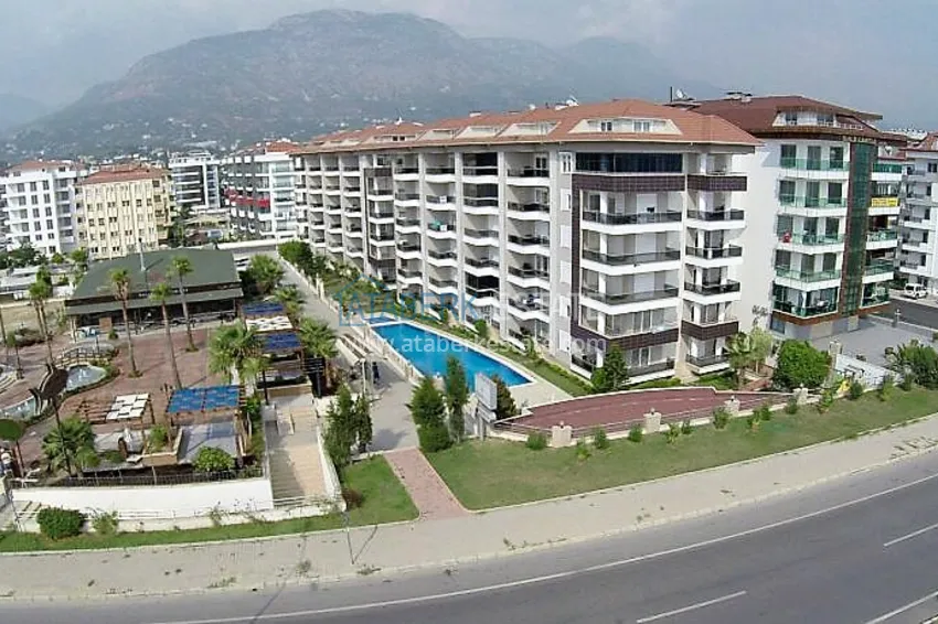 2+1 apartment on the first line in Kestel - garden duplex with furniture  2 