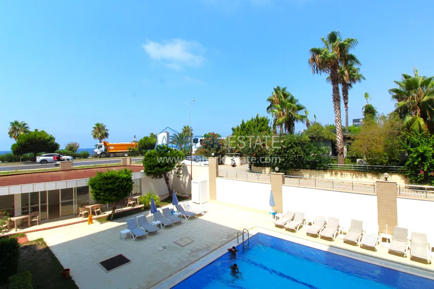 Purchase  2+1 apartment on the first line in Kestel - garden duplex with furniture  25 