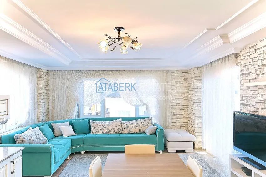 Purchase Property for a residence permit in Alanya - 4+1 penthouse duplex in Tosmur with panoramic views 4 