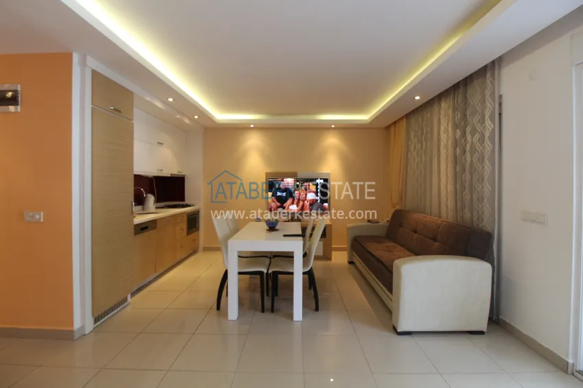 Purchase  2+1 apartment on the first line in Kestel - garden duplex with furniture  5 