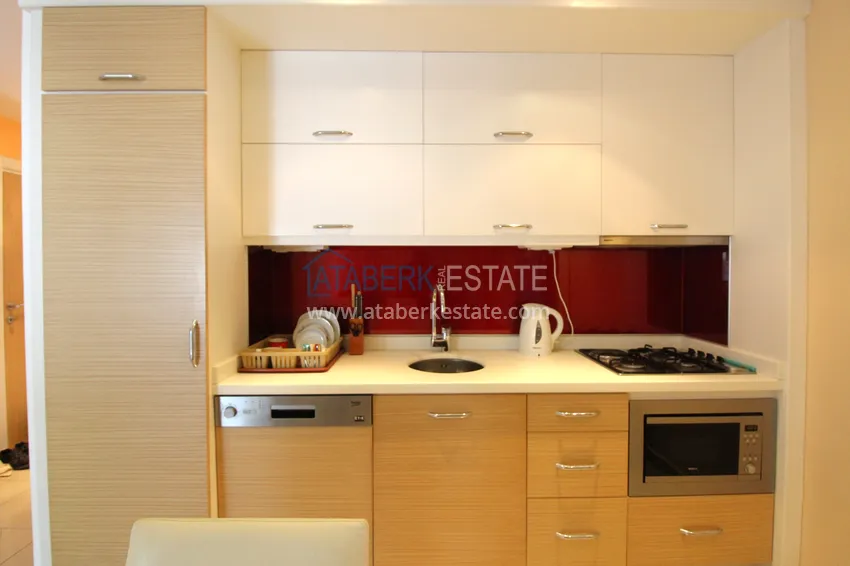 Purchase  2+1 apartment on the first line in Kestel - garden duplex with furniture  6 